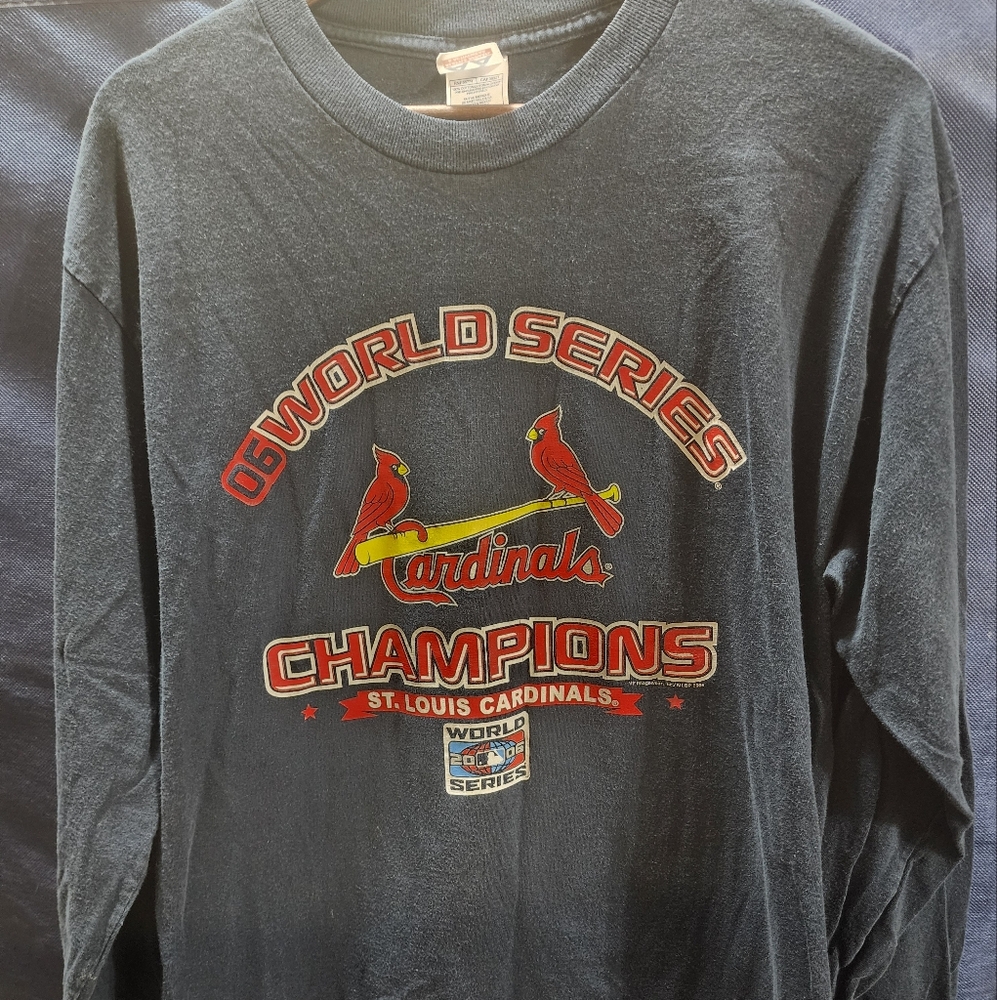VINTAGE St.Louis Cardinals 2006 World Series Long Sleeve T-shirt